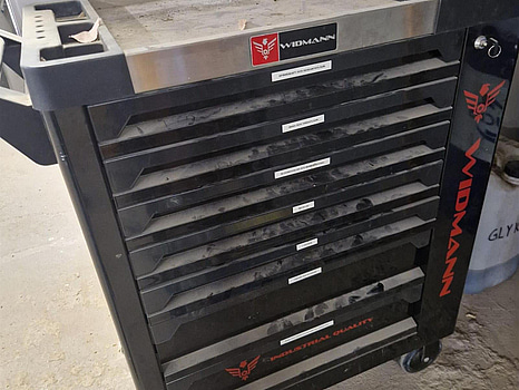 Verktygsvagn Widmann inkl verktyg