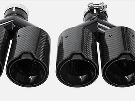 Avgastips karbon, 63/101mm, svart, F32/F33/F36