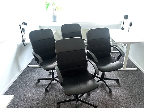 4 st. Kontorsstolar Ikea Renberget