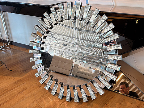 Rund spegel, ∅ 90 cm