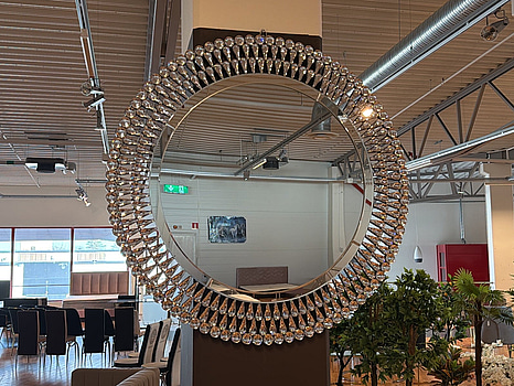 Rund spegel, ∅ 90 cm