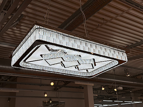 Taklampa, LED, 110x70 cm