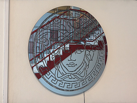 Rund spegel, ∅ 90 cm