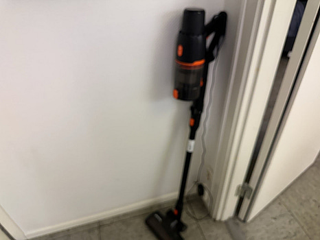 Dammsugare Point stavdammsugare, svart/orange