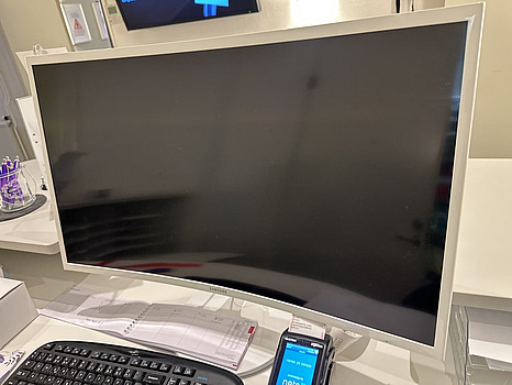 Skärm Samsung C32F391FWU, 32-tums