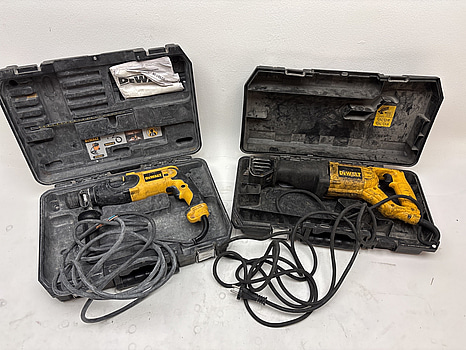 Borrhammare och tigersåg DeWalt