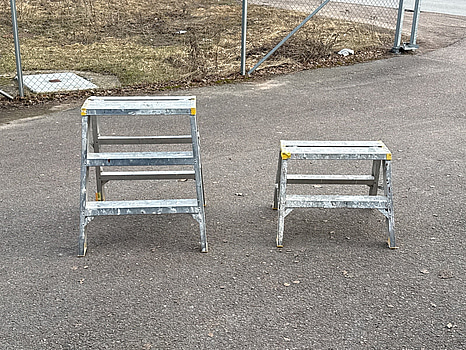 2 st arbetsbockar Wibe