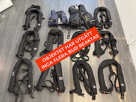 Parti med flytvästar