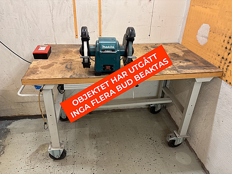 Arbetsbänk inkl. slipmaskin Makita, GB801