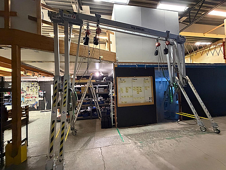 2 st. Traverser på hjul