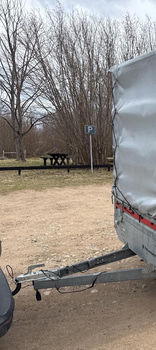Obromsad boggivagn Temared | 750 kg | Ej registreringsbesiktigad