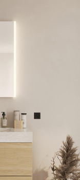 Spegel med belysning Loevschall, Lago 600x750 mm.