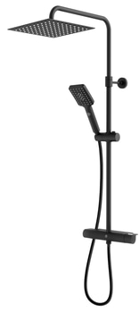 Takdusch Gustavsberg, Estetic Square 150 cc, mattsvart