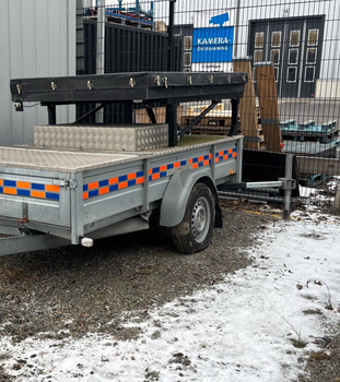 TMA-släp Tiki C631 CS265-R -2014 | Reparationsobjekt