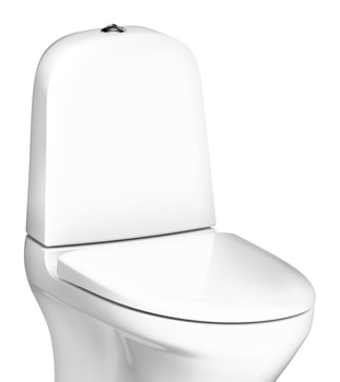 TOALETTSTOL GUSTAVSBERG ESTETIC WC 8300 HYGIENIC, FLUSH, C+, VIT, LIM SC SITS