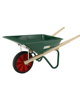 SKOTTKÄRRA EKEBY, 90L GRÖN PFG, 1401 PUNKTERINGSFRITT HJUL