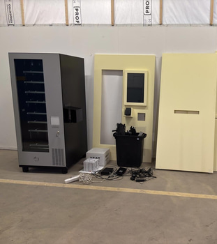 Kylautomat Vision, Comboplus S R 290 V8, inkl skärm, kortläsare och delar för inbyggnad