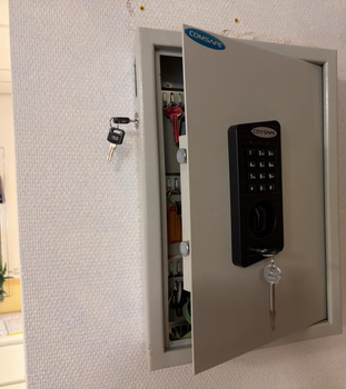 Nyckelskåp ComSafe, elektroniskt lås