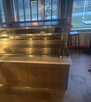 Salladskyl Follet med belysning.