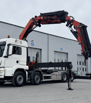 Kranväxlare MAN TGS 35.500 8X4H-6 BL -2018 | Palfinger | Jibb