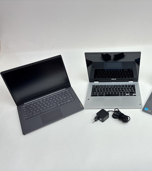 Parti med Chromebooks, olika modeller Asus CM1400FX 14 tum