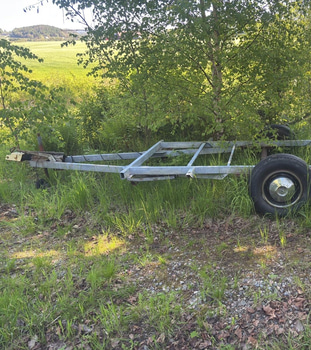 Chassi för husvagn Favorit Mf 400 -1971