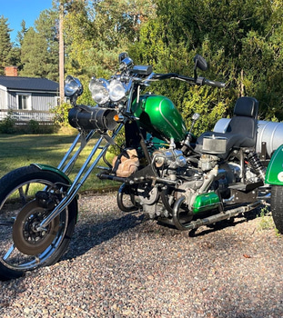 Trike, Volkswagen 1600, 3600 mil -1984