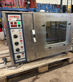 Kombiugn Rational CM 6 med ställning, 380 V, rostfri