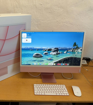 iMac M1, 24 tum, rosa