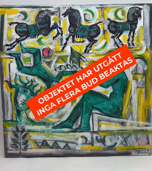 Canvastavla - Signerad "Wandavi"