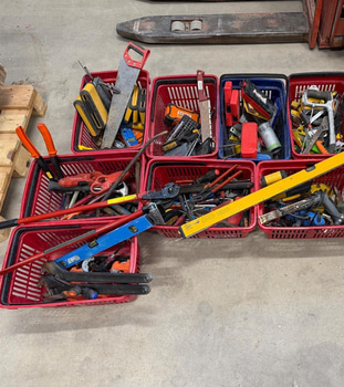 Verktygsparti - blandade handverktyg