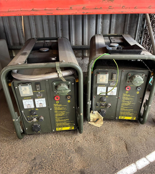 2 st. Bensin svetsgenerator ESAB KHH 150 Military