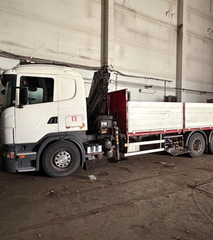 Kranbil Scania R420 LB 6x2-4 HNB -2006 | Lämflak