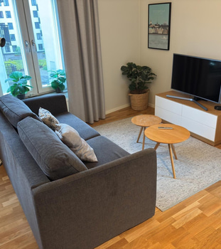 Inventarier till fullt möblerad tvårummare - se alla bilder för komplett innehåll