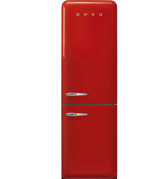 Kombinerad Kyl/Frys Smeg, Röd, 50's Style retro FAB32RRD6