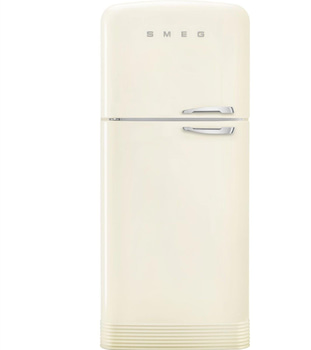 Kombinerad Kyl/Frys Smeg, Creme, 50's Style retro FAB50LCR5