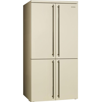 French door Kyl & Frys Smeg, 4 dörrar, Creme, Colonial FQ60CPO6
