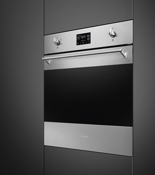 Kombinationsångugn Smeg Pyro Steam, Rostfritt stål, Classic SOP6302S2PX