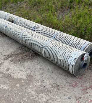 2 st geonät, NAUE, Secugrid 80/20 R6, 4,75 m x 100 m, PES/PET