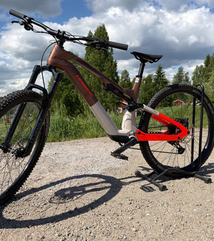 Elcyckel Haibike Lyke CF 10 2025 – heldämpad, large, 29"