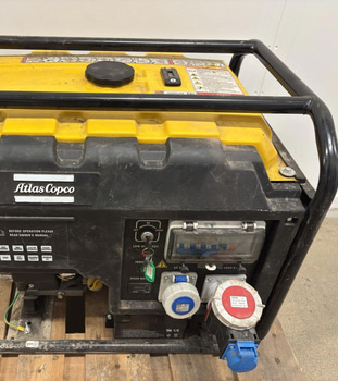 Elverk Atlas Copco P8000T, bensin, 230V
