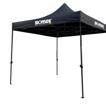 TÄLT IRONSIDE STÅL\/PVC SVART, L=2,9 M BR=2,9 M H=2,4M