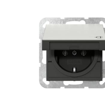 10 ST. ELUTTAG JORDAT MED TÄCKLOCK GIRA, E22, PETSKYDD, ROSTFRITT