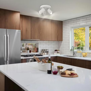 4 ST. TAKLAMPA GELIA ÄLÖ RONDELL 3 SPOT VIT