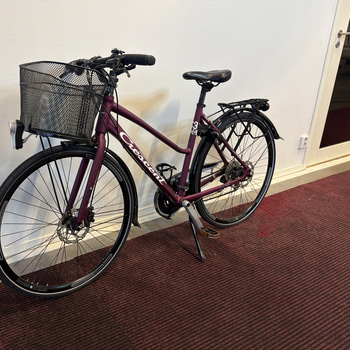 Cykel Crescent Sport Trekking, vinröd