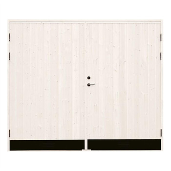 GARAGEPORT VIBOSTUGAN TÄT 10° 25X21 MED KARM, GRUNDMÅLAD