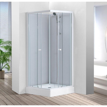 DUSCHKABIN NORTIQ OSLO 80X80X190CM VIT