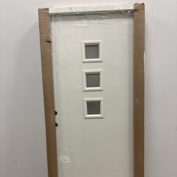 Ytterdörr Visby, M9x20, vänster, vit