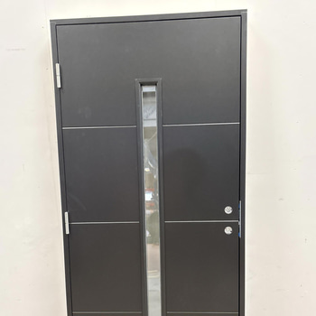 YTTERDÖRR SOLID ELEMENTS VÄXJÖ M10X21 VÄNSTER SVART
