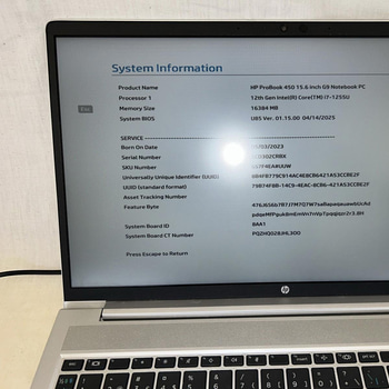 Laptop HP ProBook 450 G9, i7, 16 GB RAM